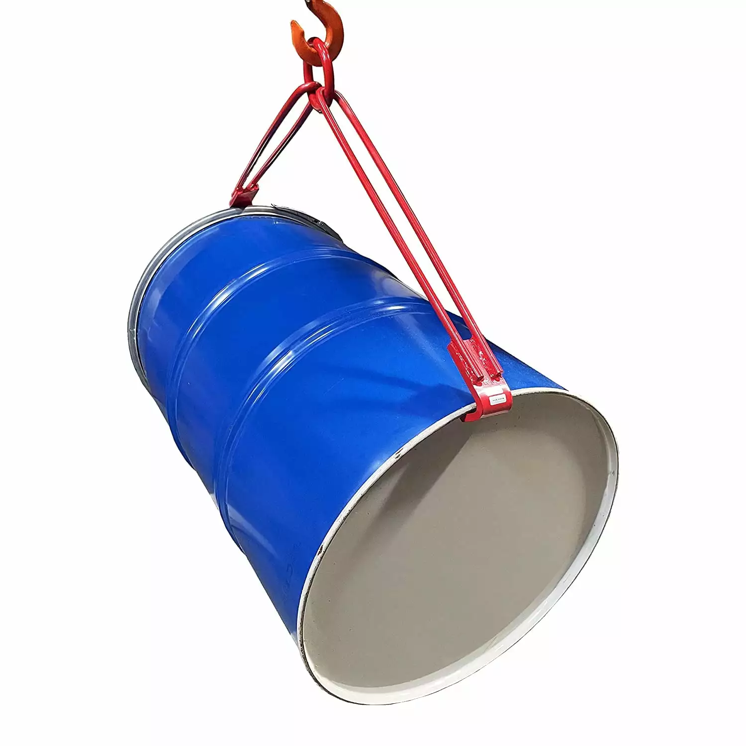 Horizontal Drum Lifting Hook. 1100 lb. Cap. 55 Gal Drum Capacity. Pake Handling Tools