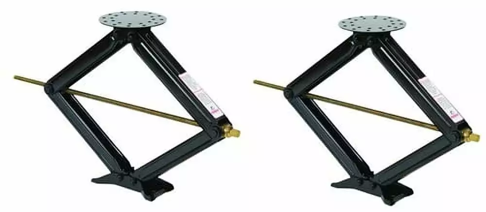 Husky Towing 88124 Stabilizing Scissor Jack - 30 - 5000 Lbs - Set Of 2