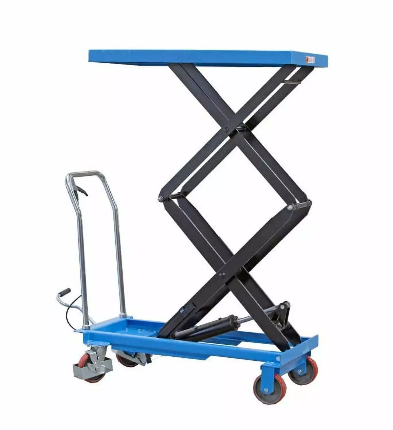 APOLLOLIFT 4PC 660lbs Manual Single Scissor Lift Table 35.4 Foot Pedal Lift High. 11 Lowered