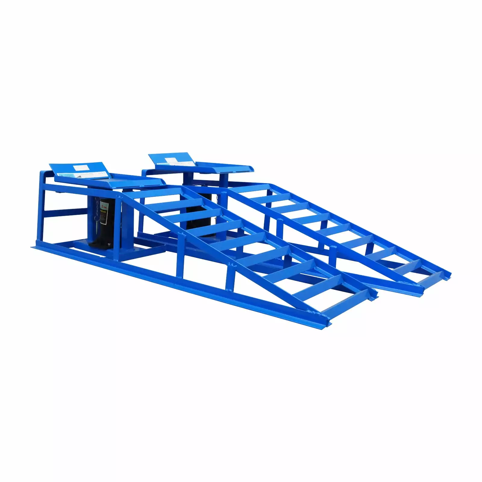 INTBUYING Auto Car Service Ramps Lift Vehicle Service Inspection Ramps Automotive Repairs Ramp with 5T Jack