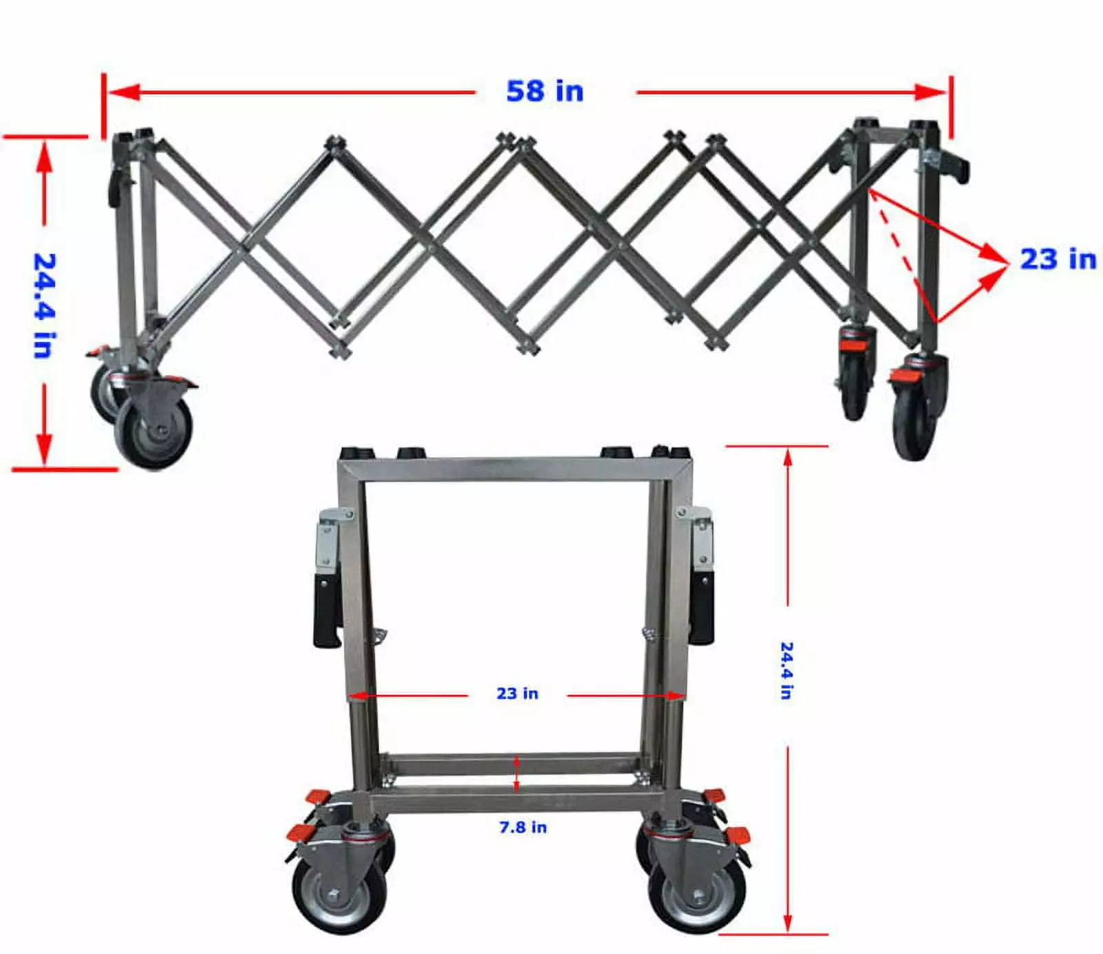 VULCAN Front Axle Chain and Binder Kit - G100 - 8800 Lbs SWL - 2 Chains and 1 Matching Binder