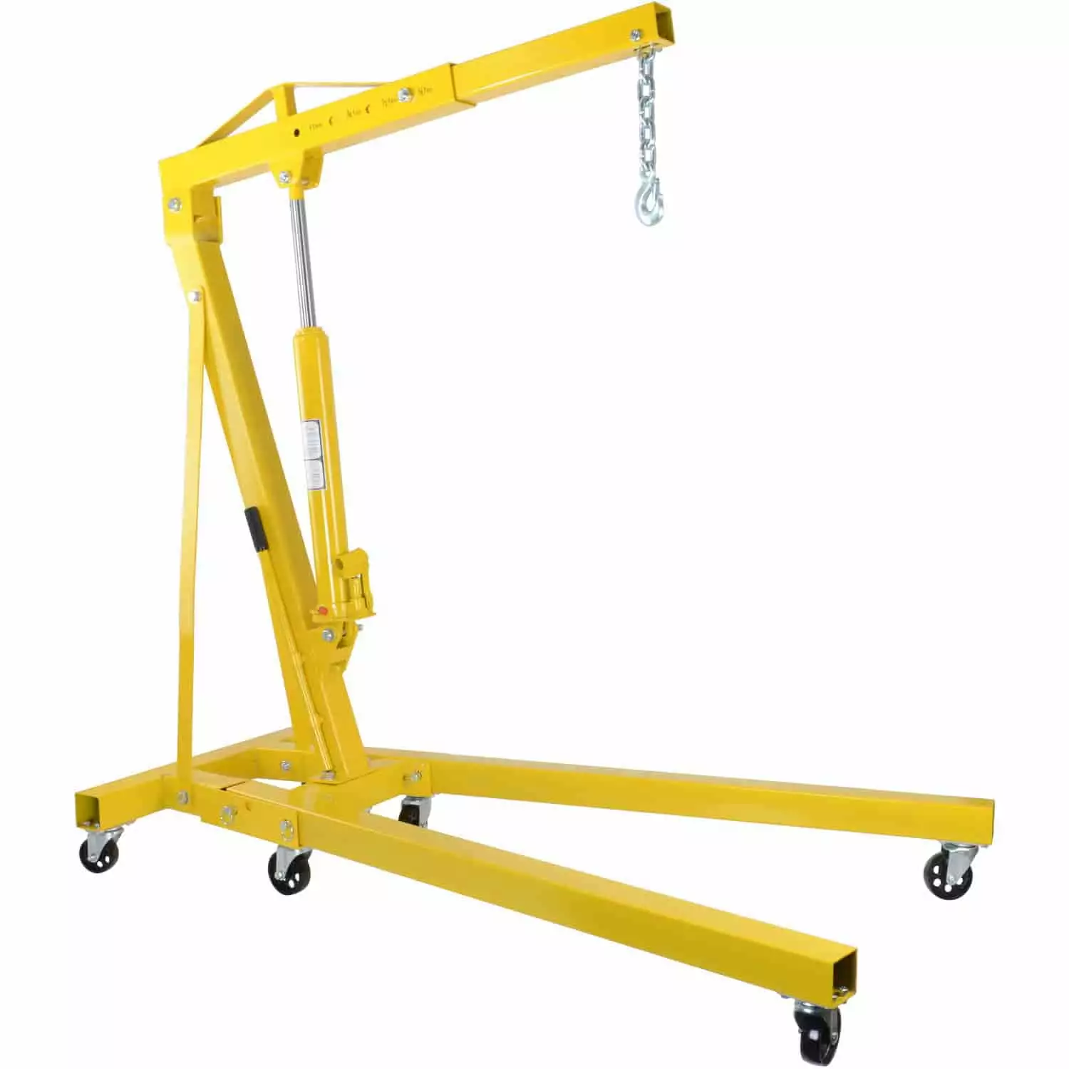 JEGS 81044K 1-Ton Automotive Shop Crane Boom Operating Range: 34 in. to 45 in. L