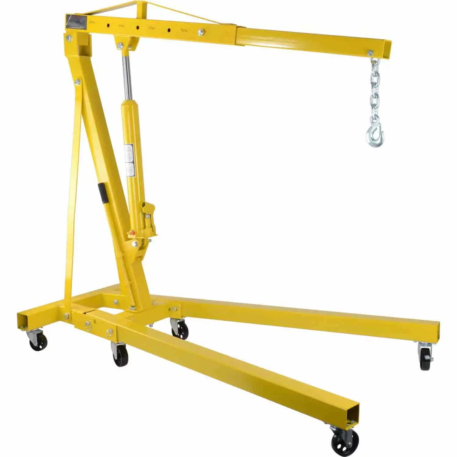 JEGS 81045K 2-Ton Automotive Shop Crane Boom Operating Range: 41 3/8 in. to 62 1