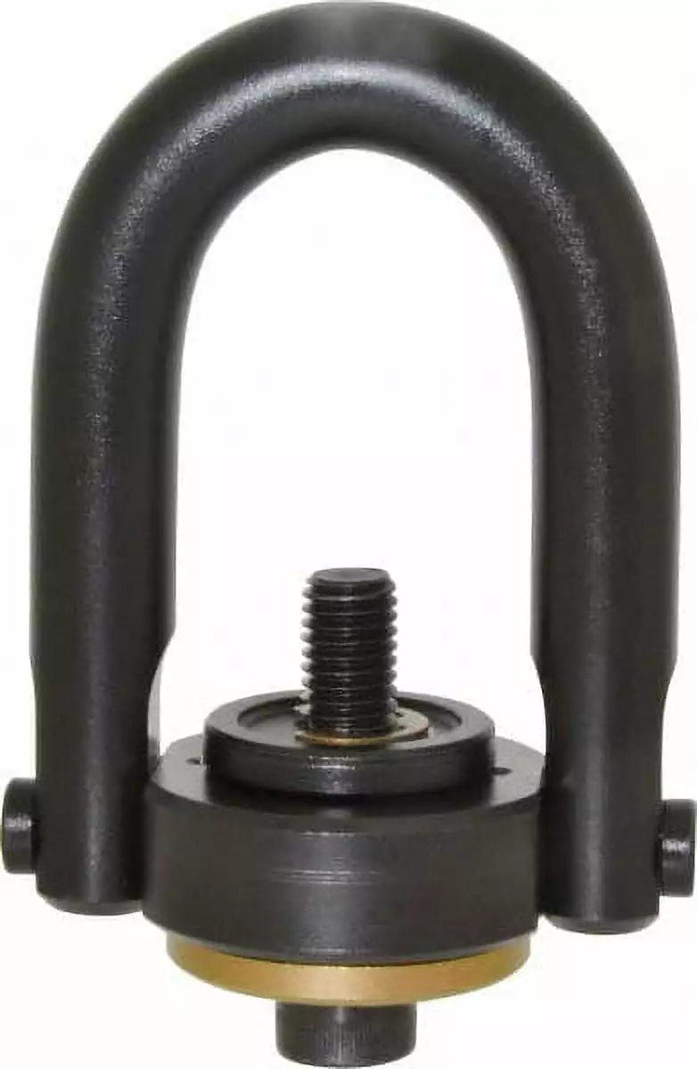 Jergens 2.500 Lb Load Capacity Safety Engineered Center Pull Hoist Ring 28 Ft/Lb Torque. 1/2 - 13 Thread. 4140 Alloy Steel. Black Oxide Finish