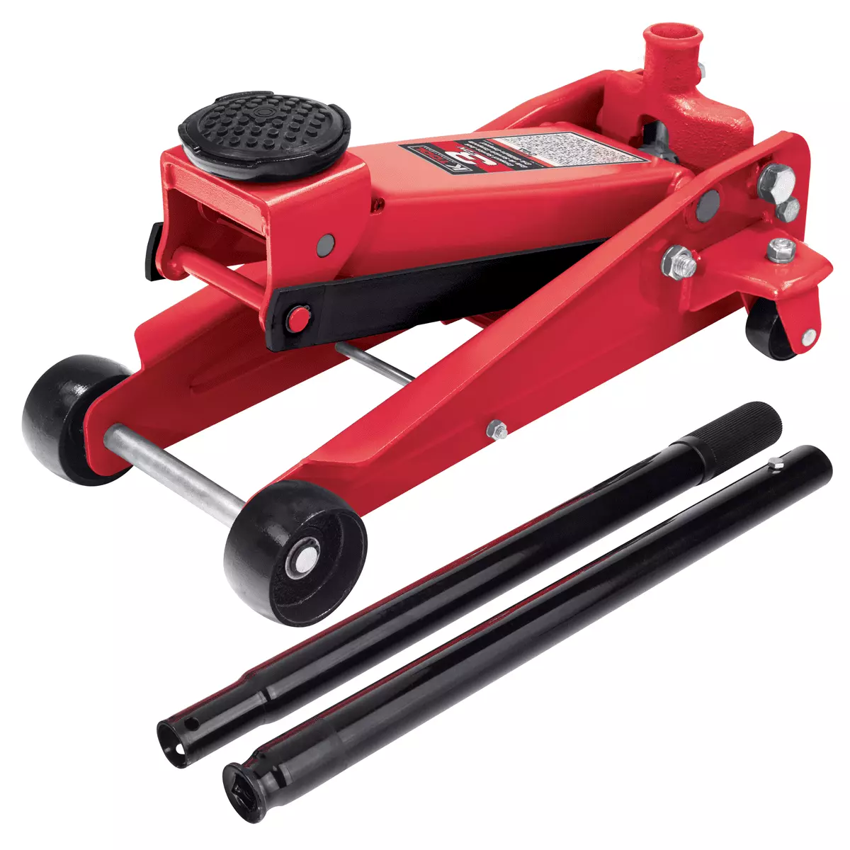 K Tool International 63131B 3 Ton Automotive Service Floor Jack for Garages. Repair Shops. and DIY. Portable. Compact. 6.000 lbs. Capacity. Hydraulic Lifting Range 5.5 - 8.75. Heavy Duty Steel. Red