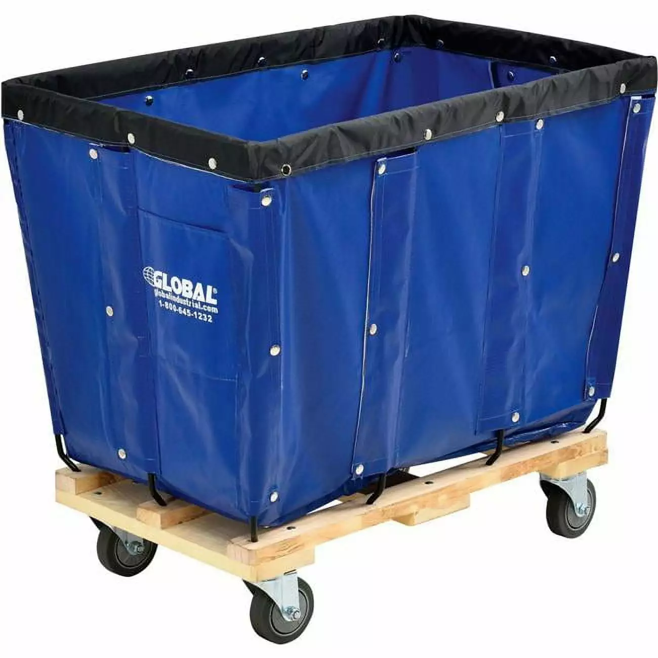 KD 8 Bushel Blue Vinyl Basket Bulk Truck