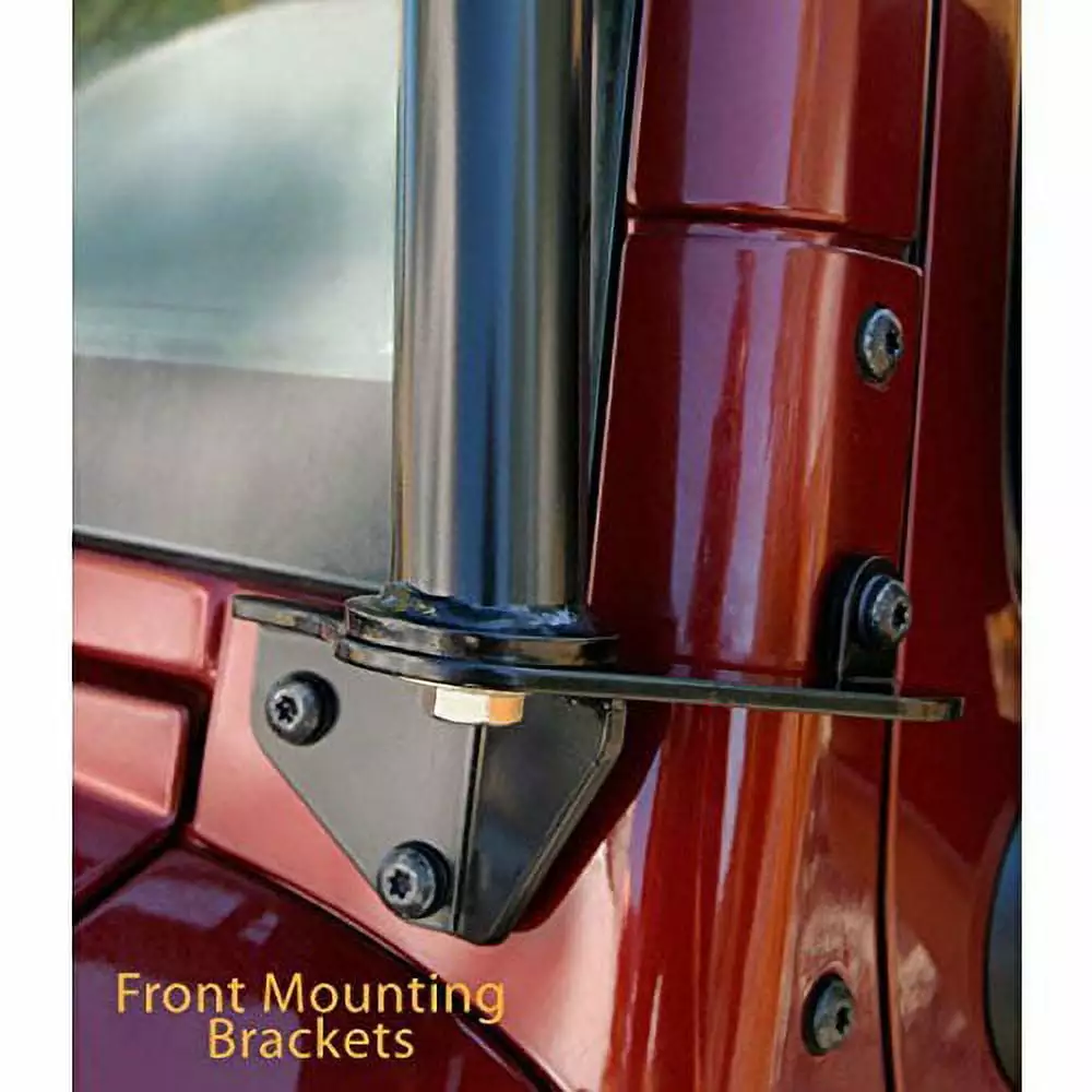 Loading Ramp Storage Brackets for Trailer - Bolt on. 28.5 Wide x 15.75 Height - Ramp Stand Storage Brackets for Semi-Trailers