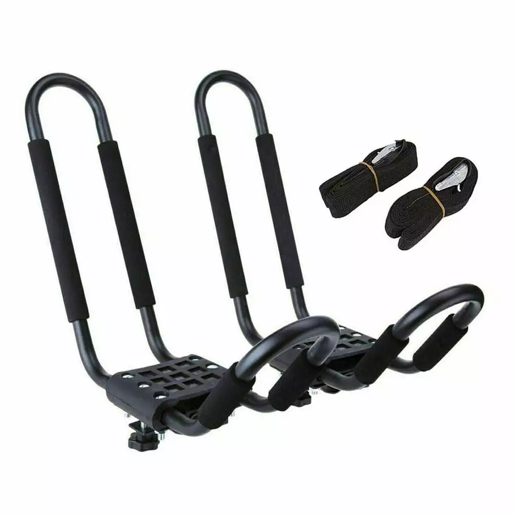 Kayak Roof Rack Canoe Carrier Top J-Bar Mounts for SUV Truck Car Rooftop