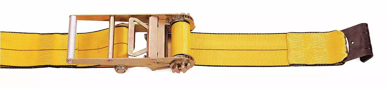 Kinedyne Ratchet Strap.Flat-Hook.Yellow 593021GRA