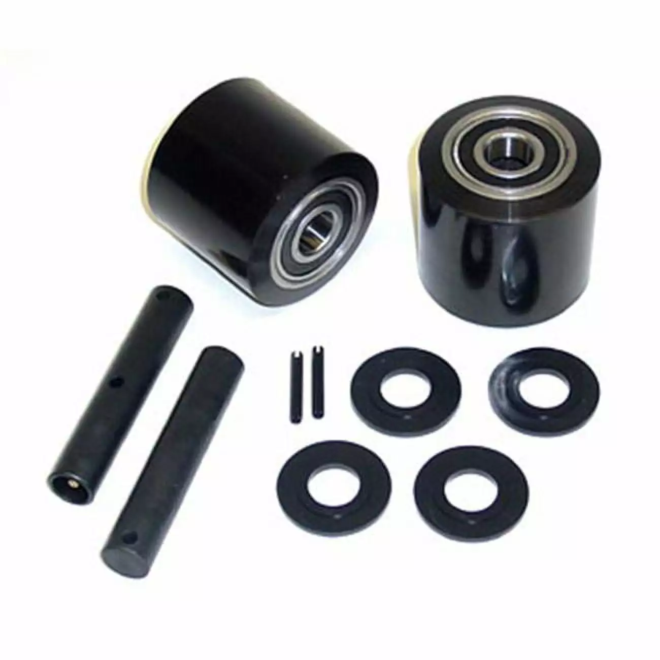 King KJ 2002 Load Wheel Kit for Manual Pallet Jack - Black