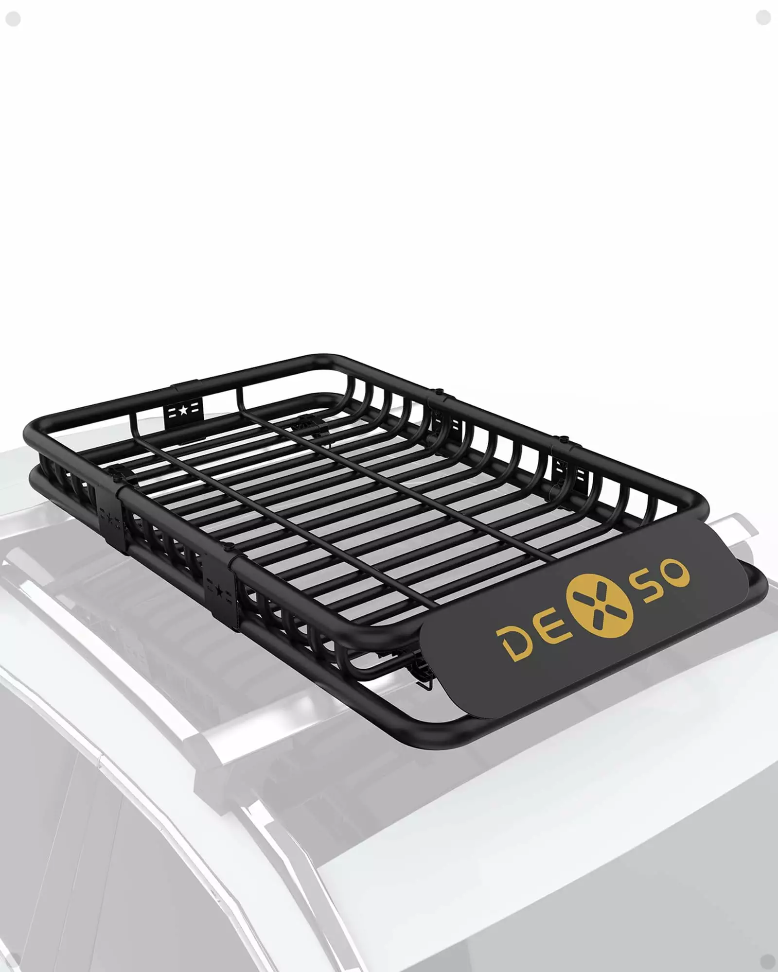 Kselythan Roof Rack Cargo Basket. Rooftop Rack Cargo Carrier Universal With Waterproof Coating Compatible With SUVs Jeep Cherokee Wrangler Vehicle