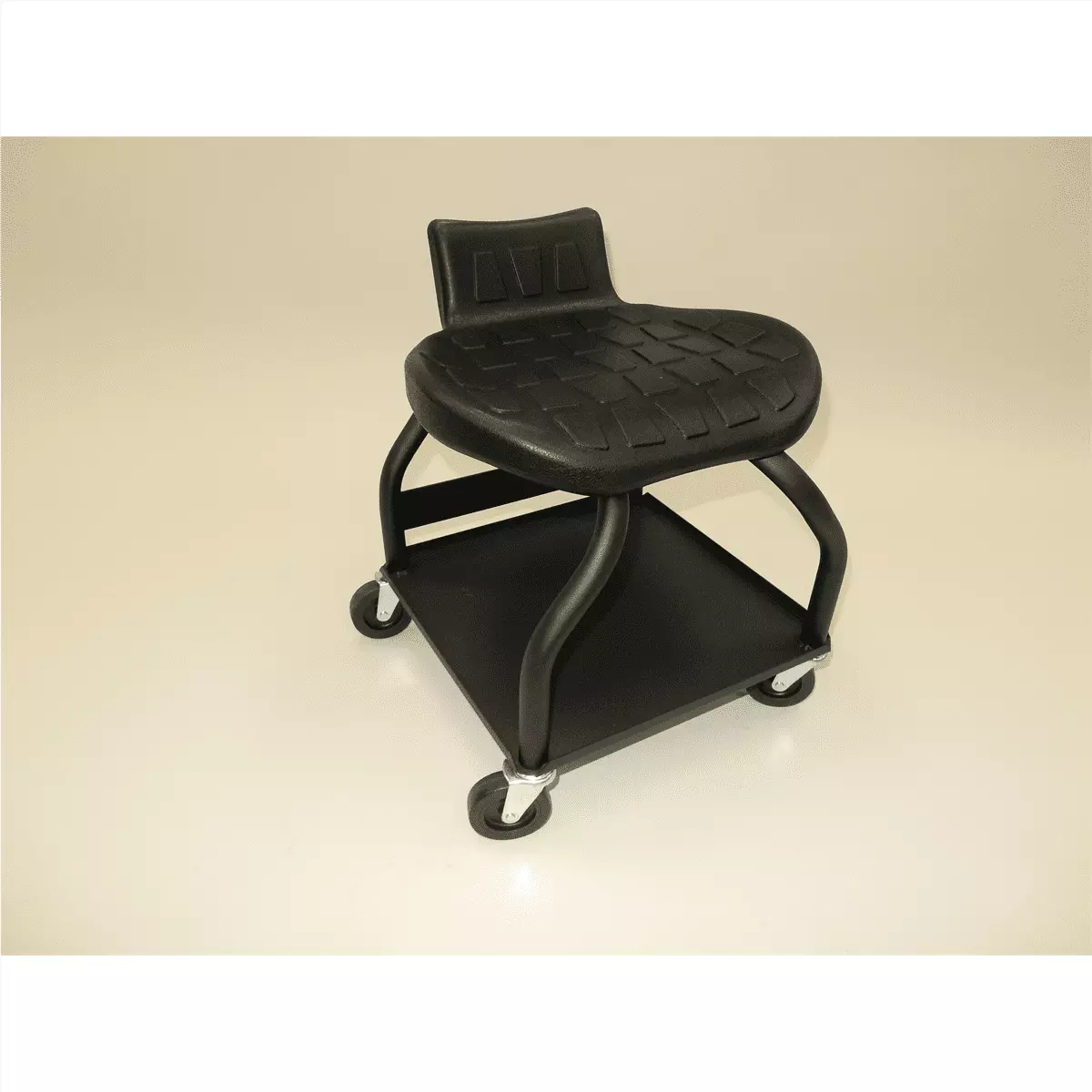 LDS (ShopSol) Mechanics Stool 400 lbs capacity polyurethane seat