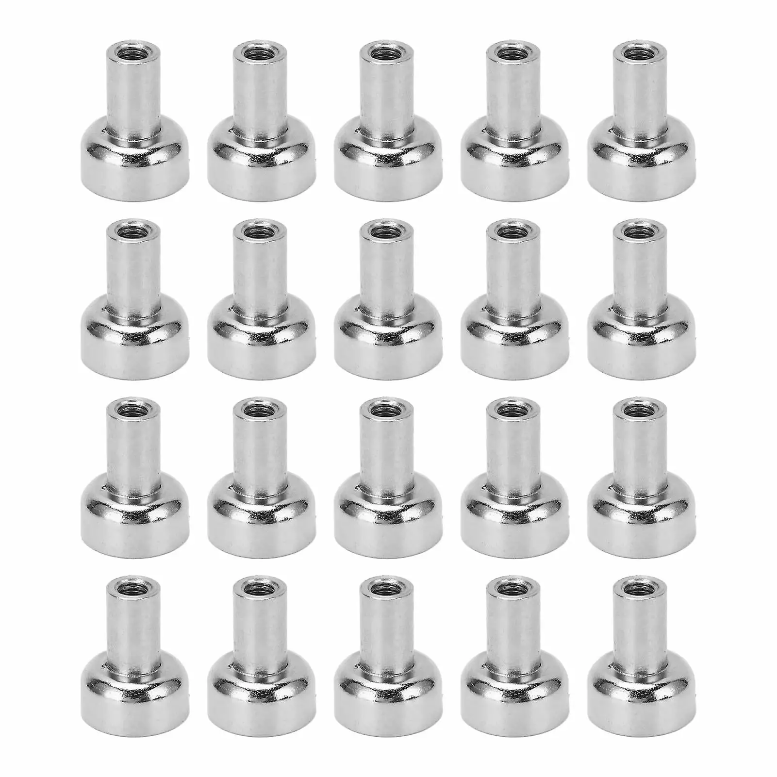 LHXC 20pcs Neodymium Base Magnet Stud. 2kg Pulling Force. Rustproof For Warehouse Garage