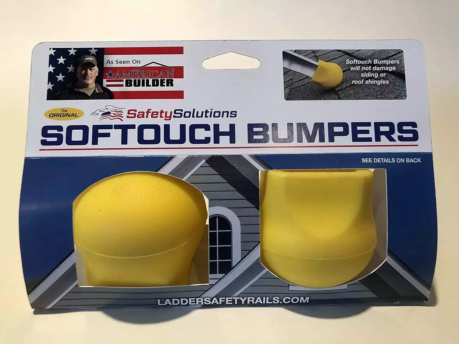 Ladder Stabilizer Bumpers. Ladder Standoff Rubber End Caps. Ladder Standoff Protective Covers. Original Softouch Bumpers - 2 Pack