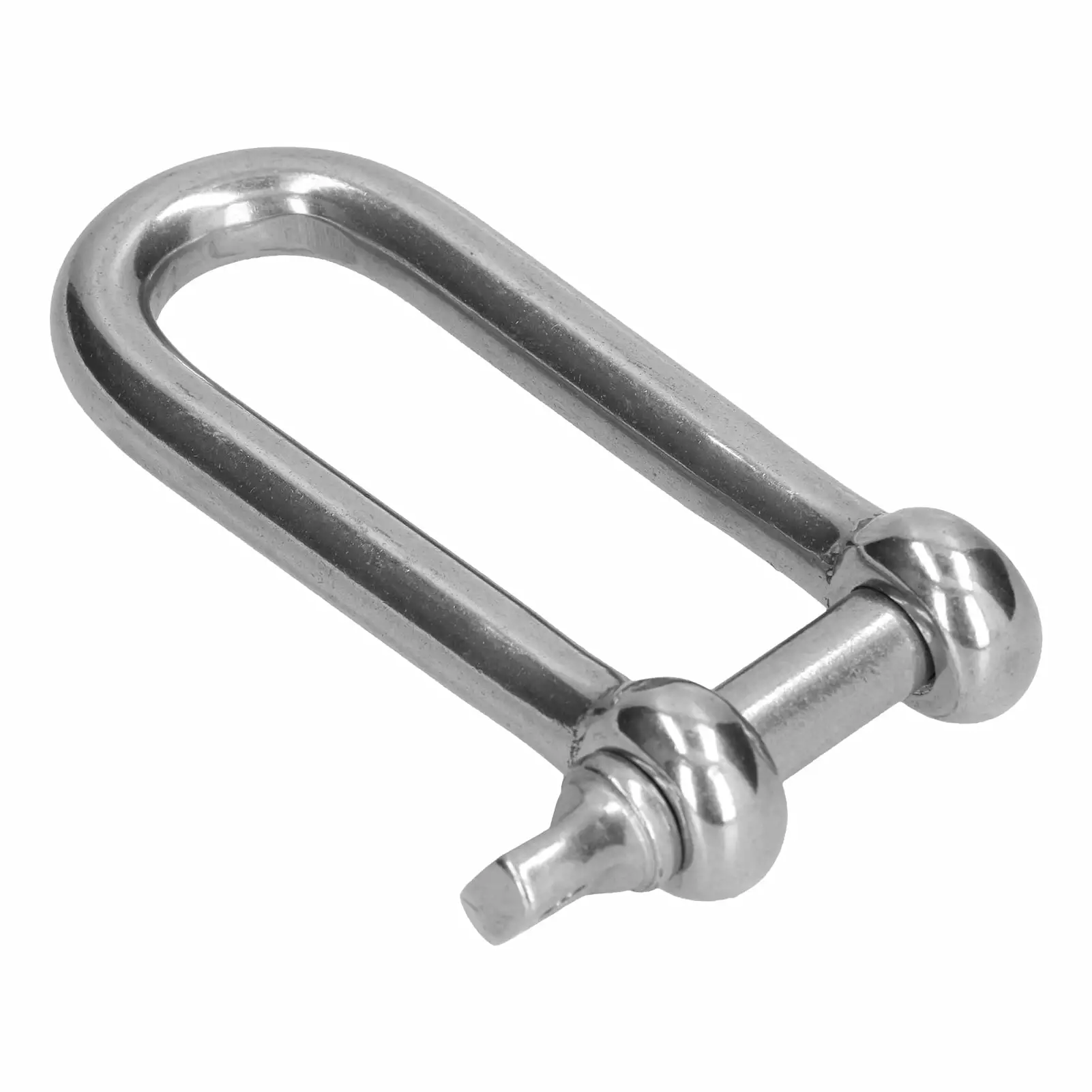 Long D Shackle 304 Stainless Steel Straight Anchor Screw Pin Chain Wire Rope Connector3Pcs M12