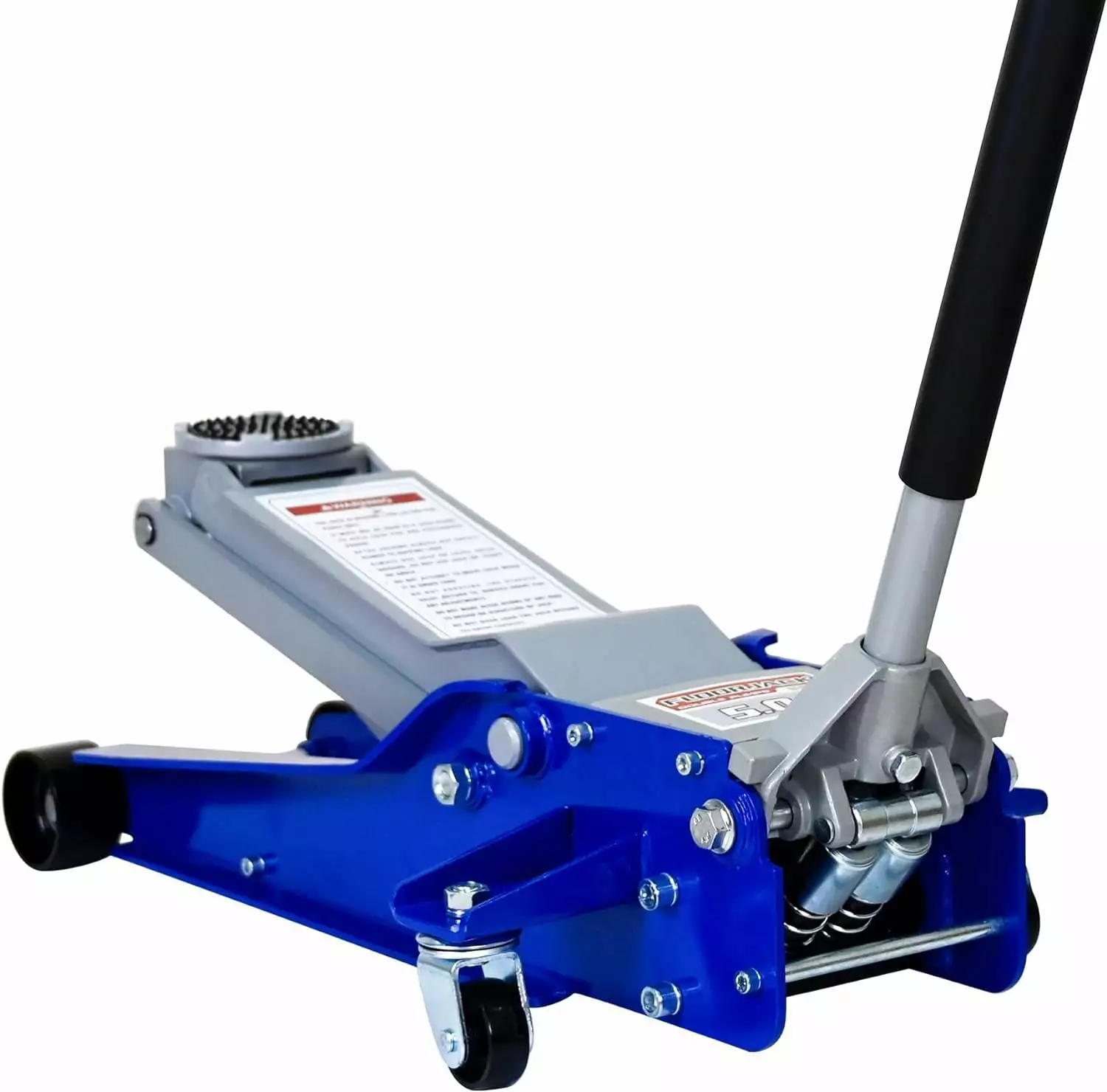 Low Profile Jack. 5 Ton (10.000 lb) Car Jack. Lifting Range 3.9 to 21. Hydraulic Trolley Floor Jack for Garage. Home. Shop. Blue