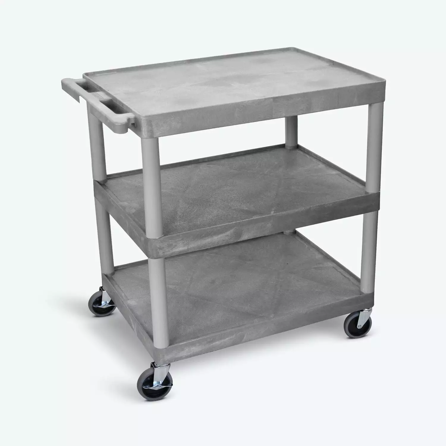 Luxor Utility Cart - 3 Shelves Structural Foam Plastic