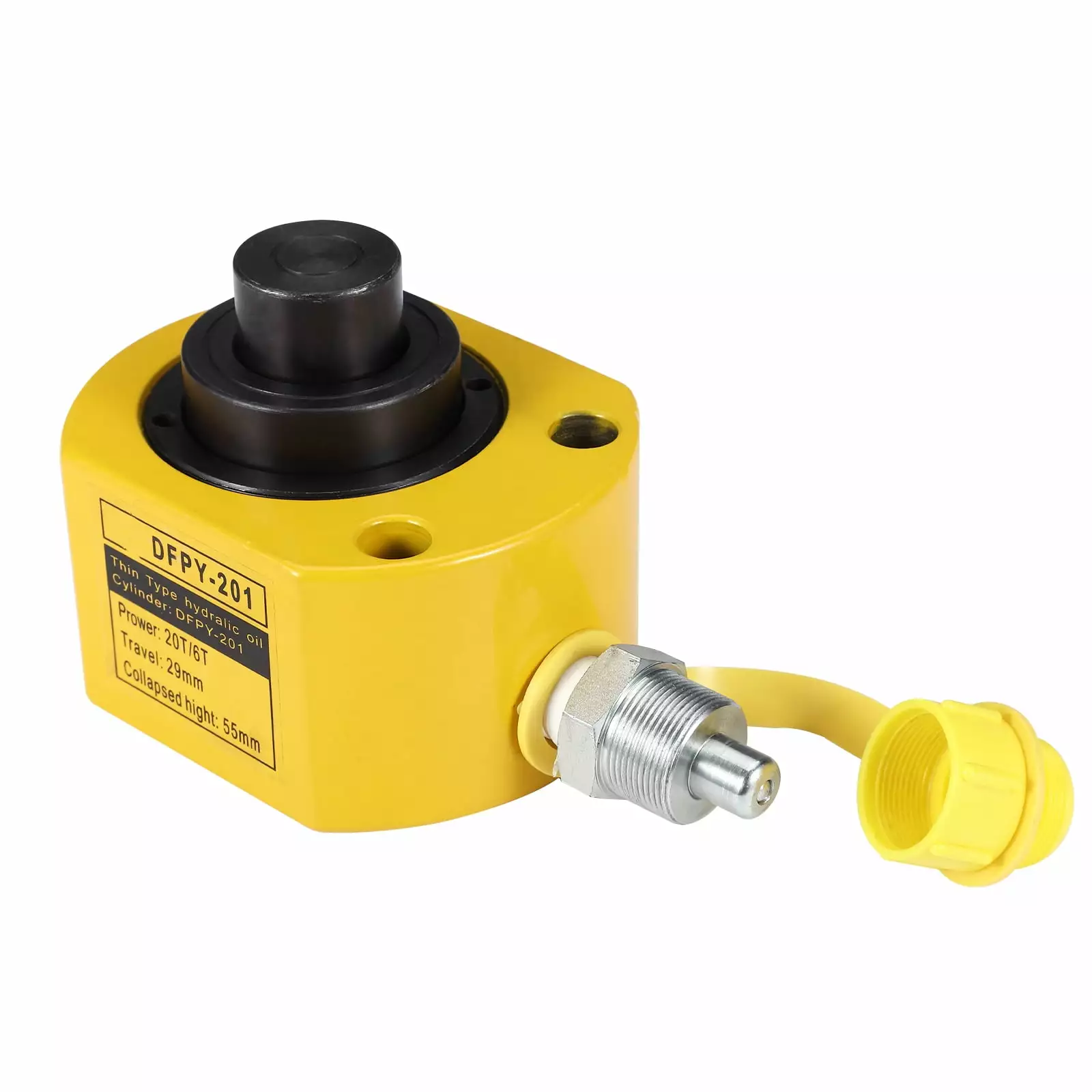 M optimized Hydraulic Cylinder Jack - Power Ram Lifting Cylinder. Low Profile Jack. Porta Power Mini Hydraulic. Portable for Shipbuilding. Bridge. Construction