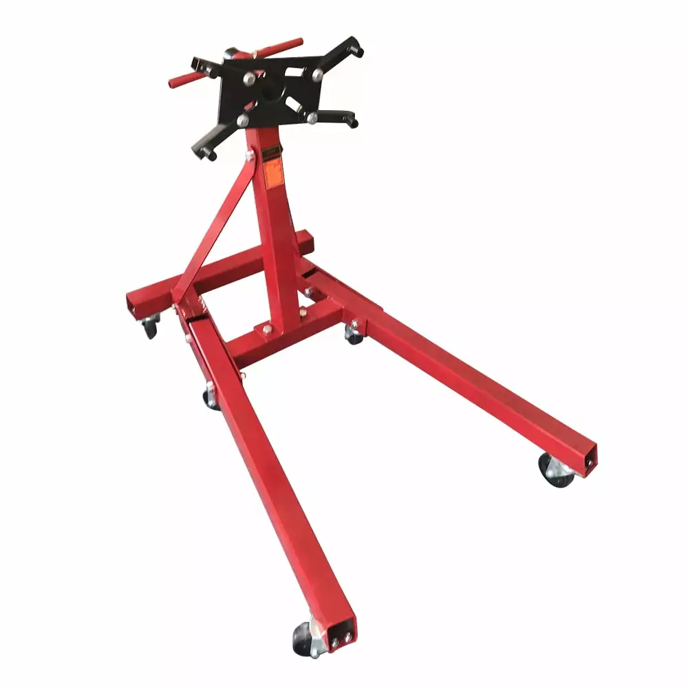 Mairbeon 2000 lb Engine Stand Folding Motor Hoist Dolly Mover Auto Repair Jack