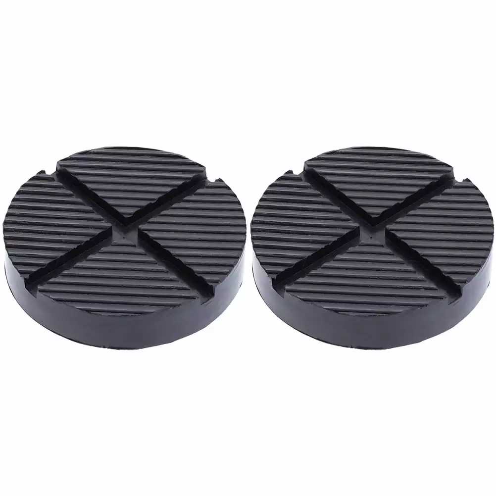 Manmeipuer 2 Pcs Adapter Rubber Jack Pad Jack Guard Slotted Jack Pad Car Jack Support Pad Pinch Weld Jack Pad Jack Accessories