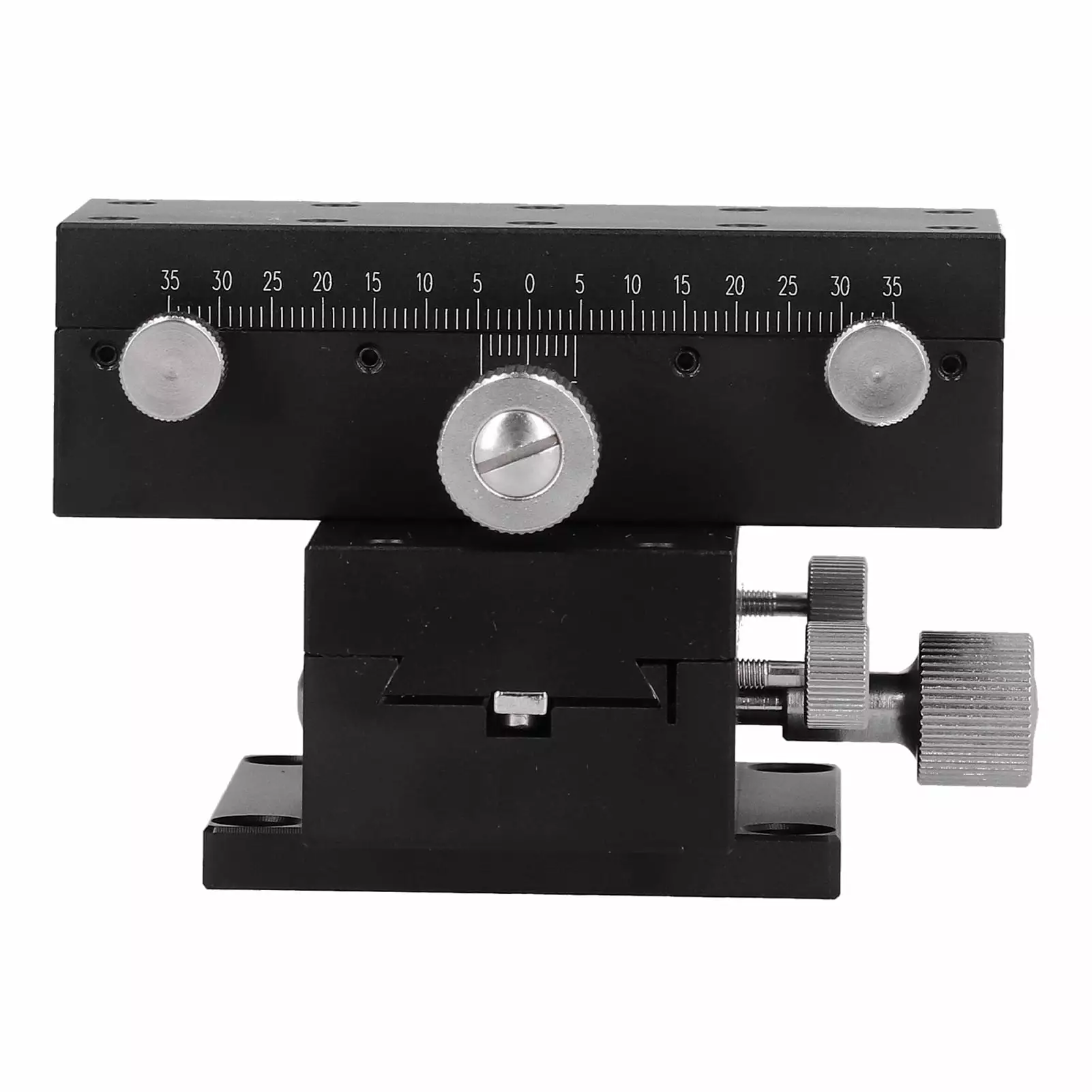 Manual Fine-Tuning Sliding Stage. 90x40mm XYDTS90 Dovetail Guide. Gear Rotating Translation Table for Precise Positioning and Alignment. Universal Fit for DIY and Industrial Applications