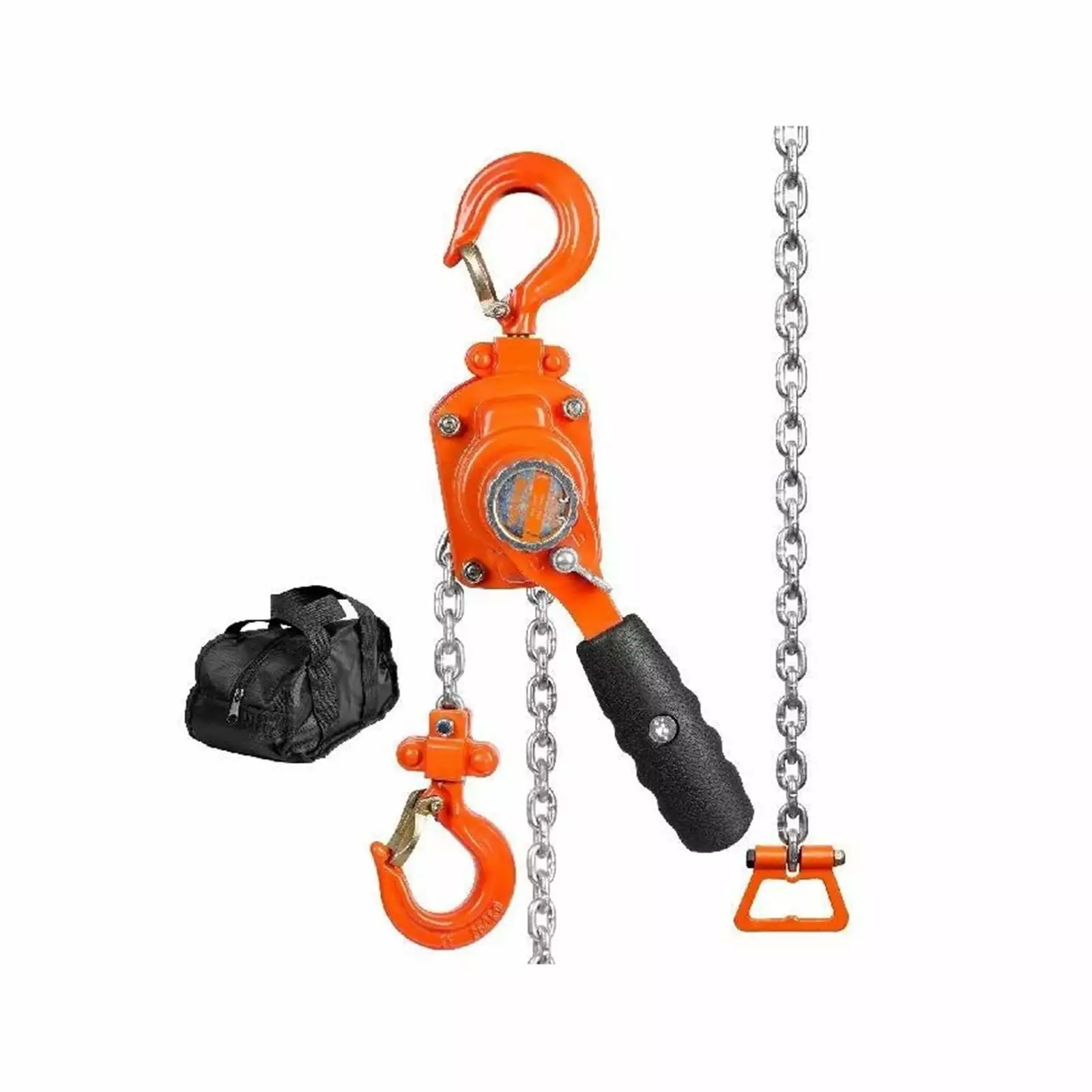 SKYSHALO Ratchet Chain Binder 3/8-1/2 Load Binders 12000 lbs with G80 Chains 2PCS