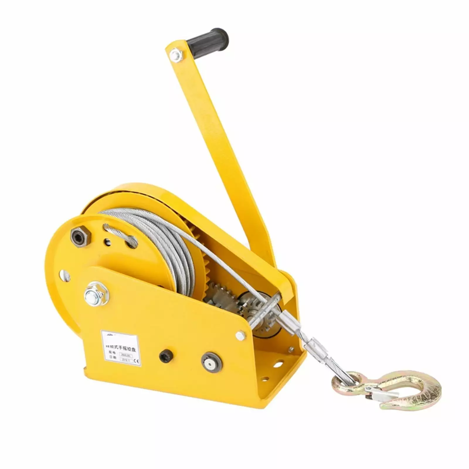 Manual Winch. Bidirectional Self-locking. Hand Operated Winch. Traction Hoist. Small Household Winch. Crane. Lifting Crane with Excellent Towing Capacity