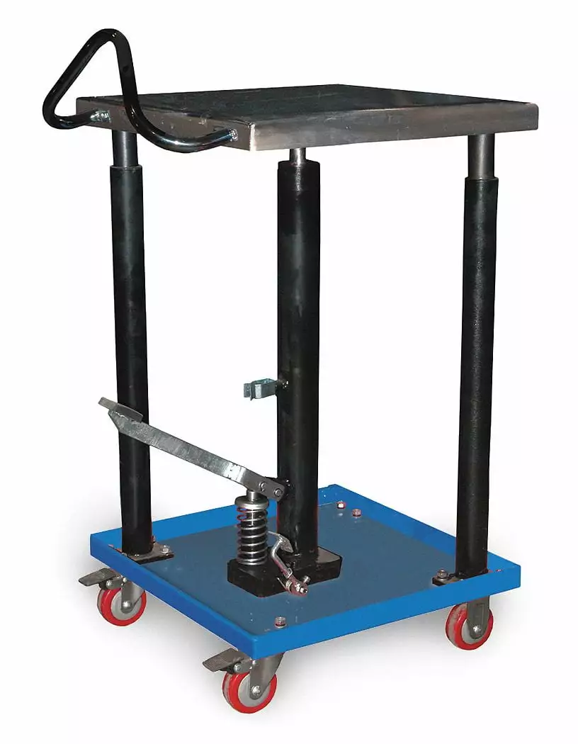 ATD Tools ATD-7434A 1-Ton Air Actuated Telescopic Transmission Jack