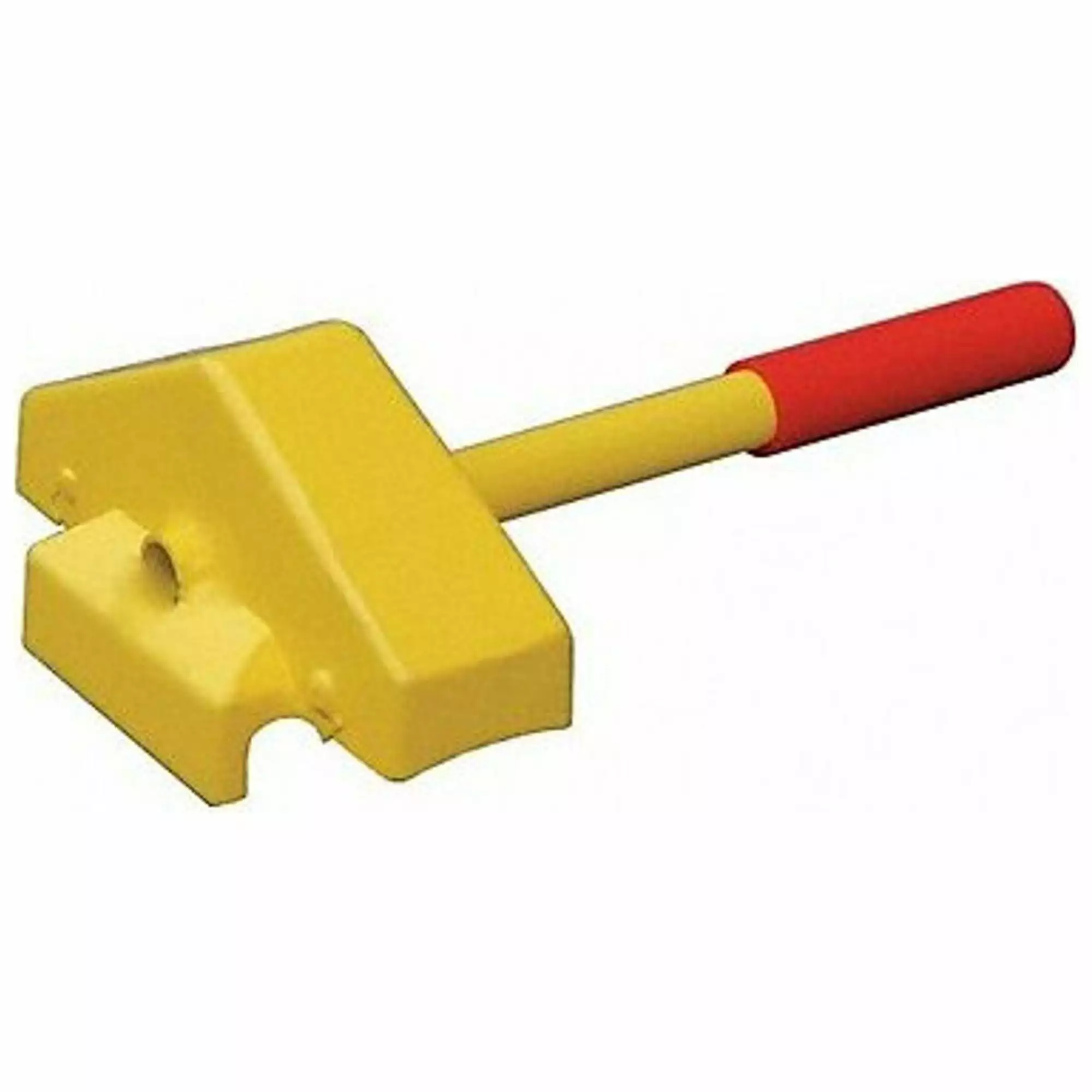 Manufacturer Varies Rail Car Wheel Chock.Steel.Yellow 22XW91