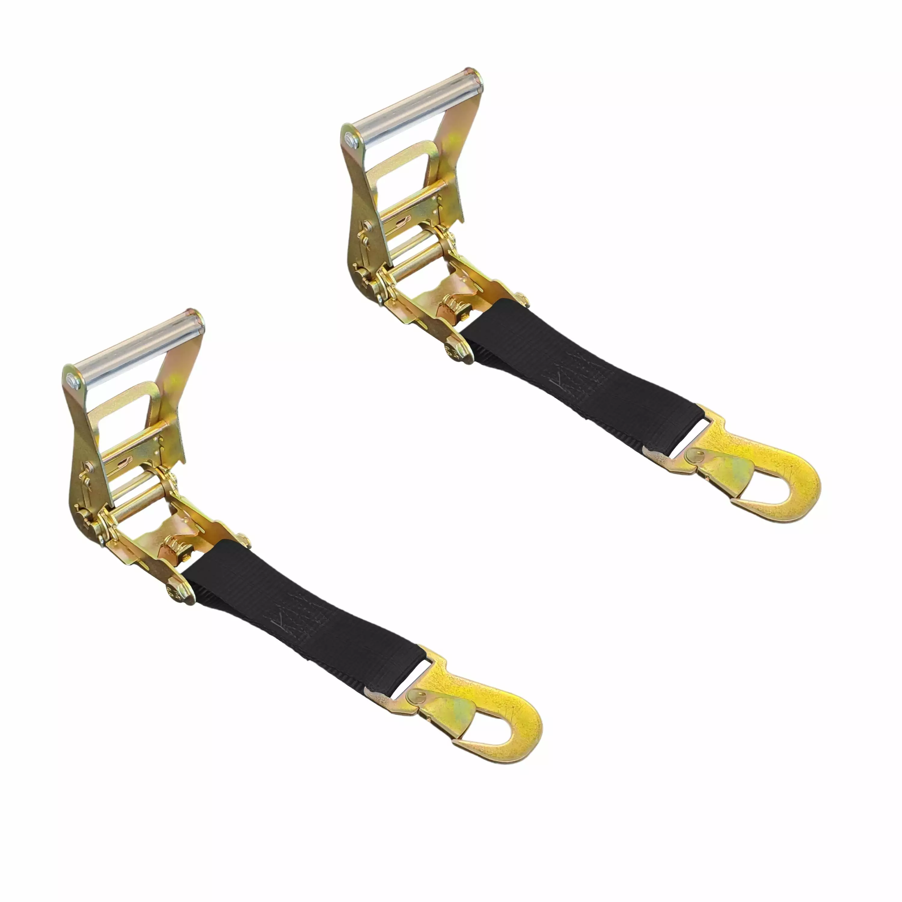 Mega Cargo Control USA 2 x 72 Off-Road Axle Tie-Down Straps (2-Pack) - WLL: 3333 lbs - Pink