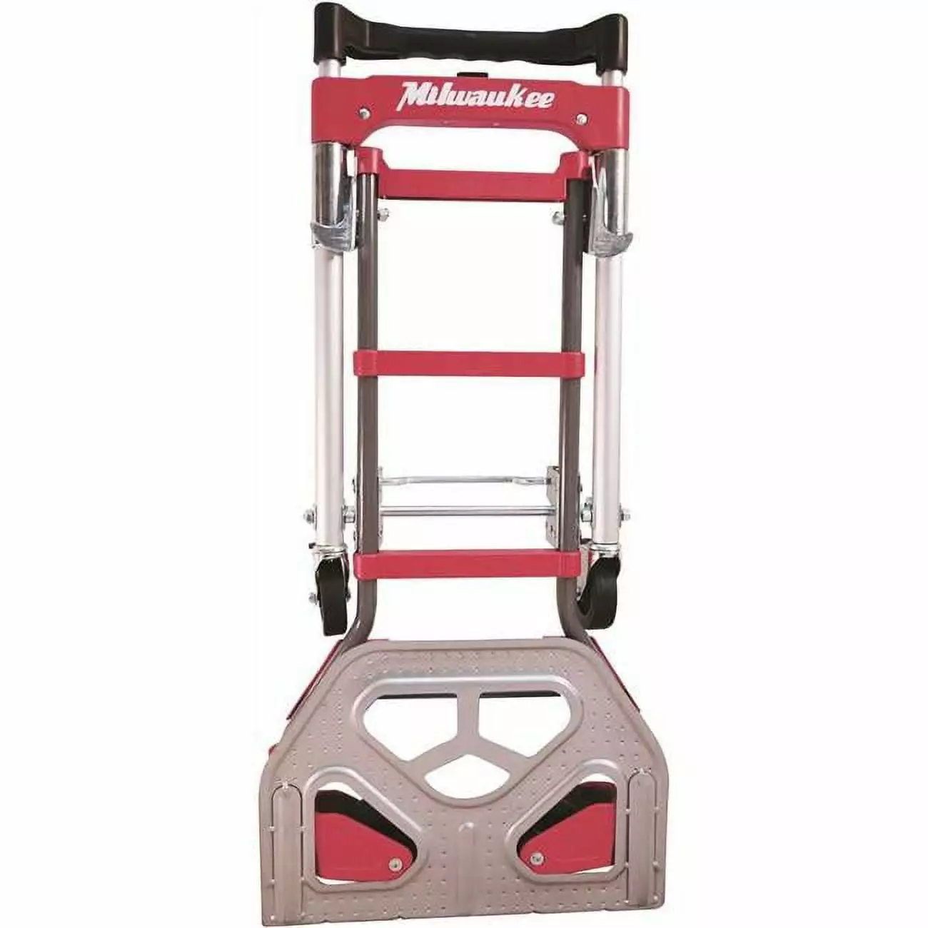 Milwaukee Hand Truck 300 lbs 2-In-1 Folding Hand Truck. Red