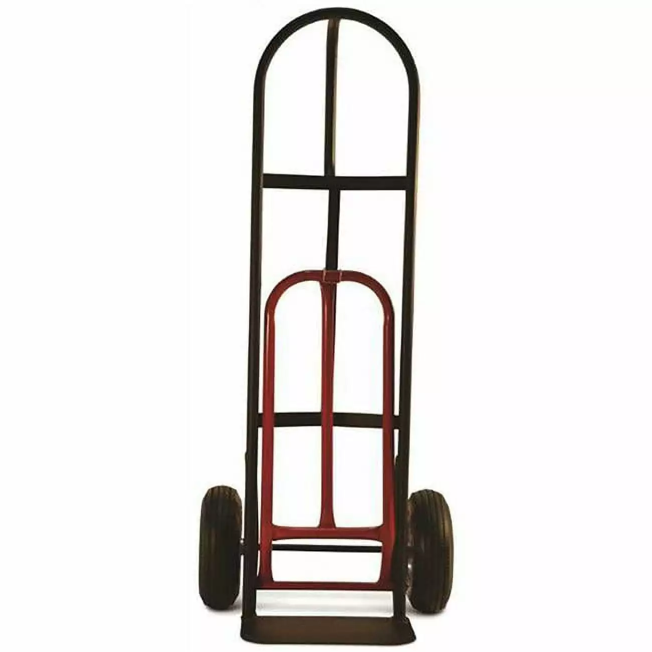 Milwaukee Hand Truck 800 lbs D-Handle Truck with 10 in. Pneumatics Nose Extension Plate