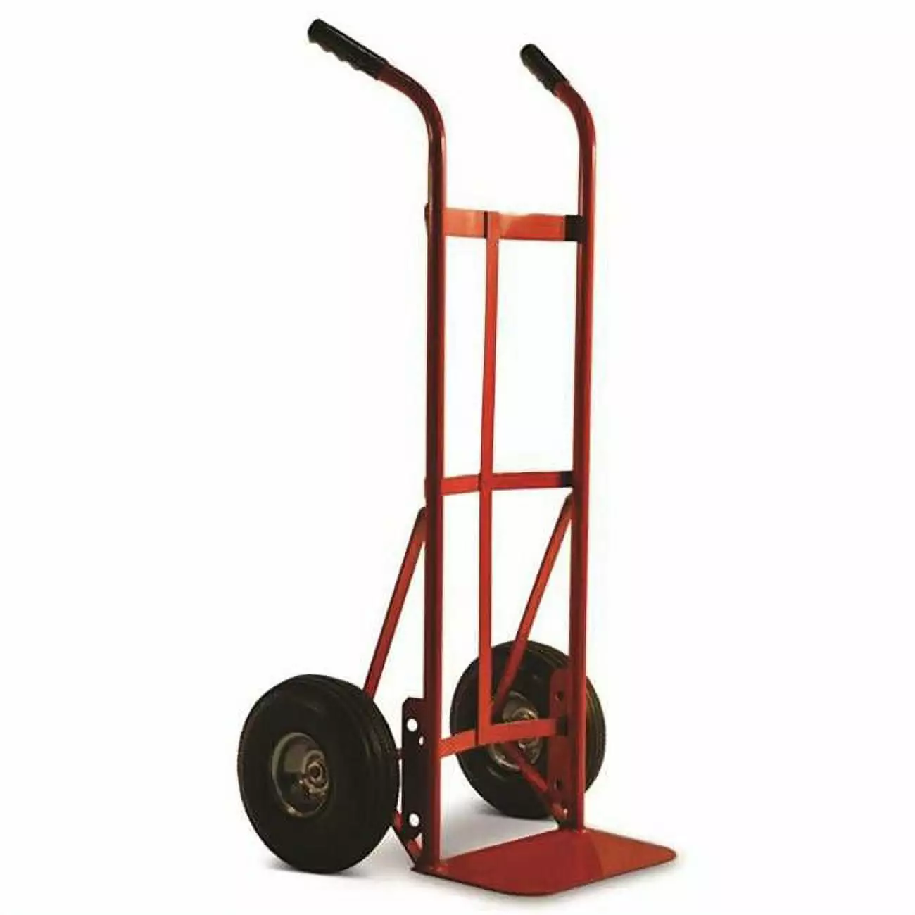 Milwaukee Hand Truck DC40135 800 lbs Dual Handle Truck with 10 in. Pneumatic Tire, Black