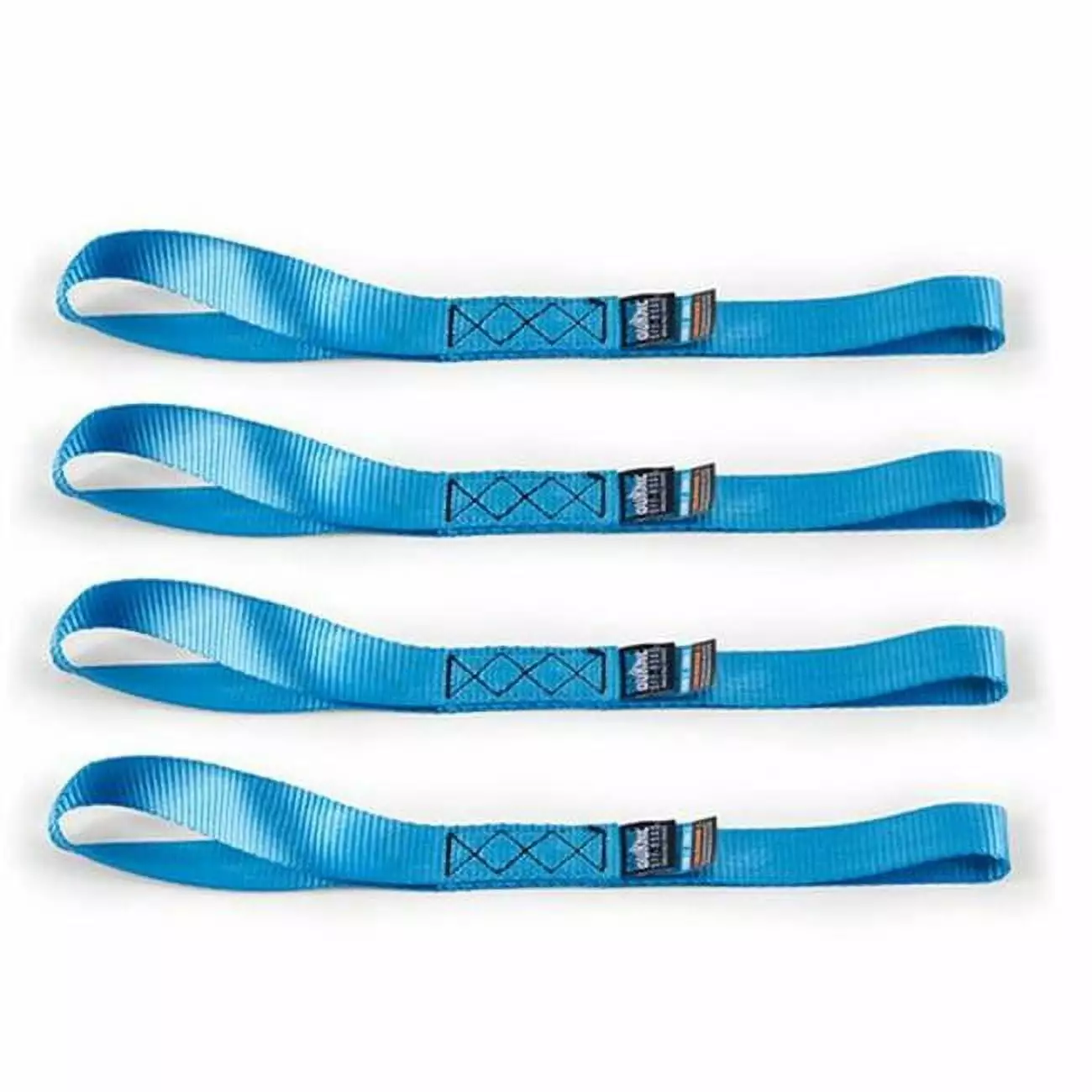 Mishimoto Heavy-Duty Ratchet Tie-Down Kit. Blue - Pack of 4