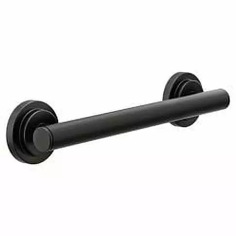 Moen YG0712BL Matte black 12 designer grab bar