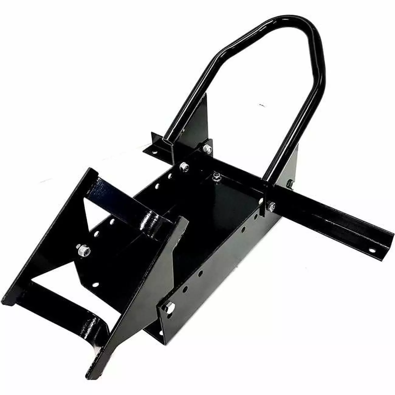 Motorcycle Wheel Chock Pivoting Cradle