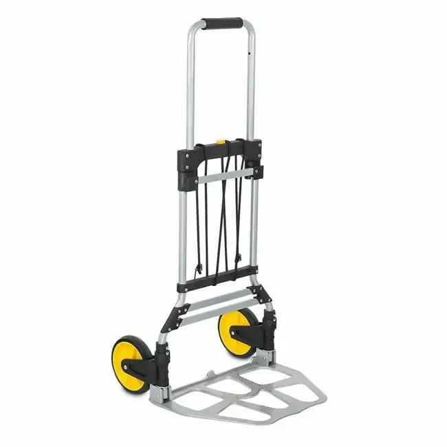 Mount-It MI-902 Folding Hand Truck & Dolly, Heavy-Duty Luggage Trolley Cart