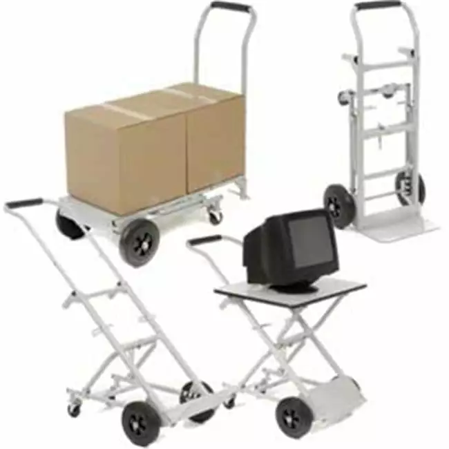 Multi-Function 5-in-1 Convertible Hand Truck - Gray