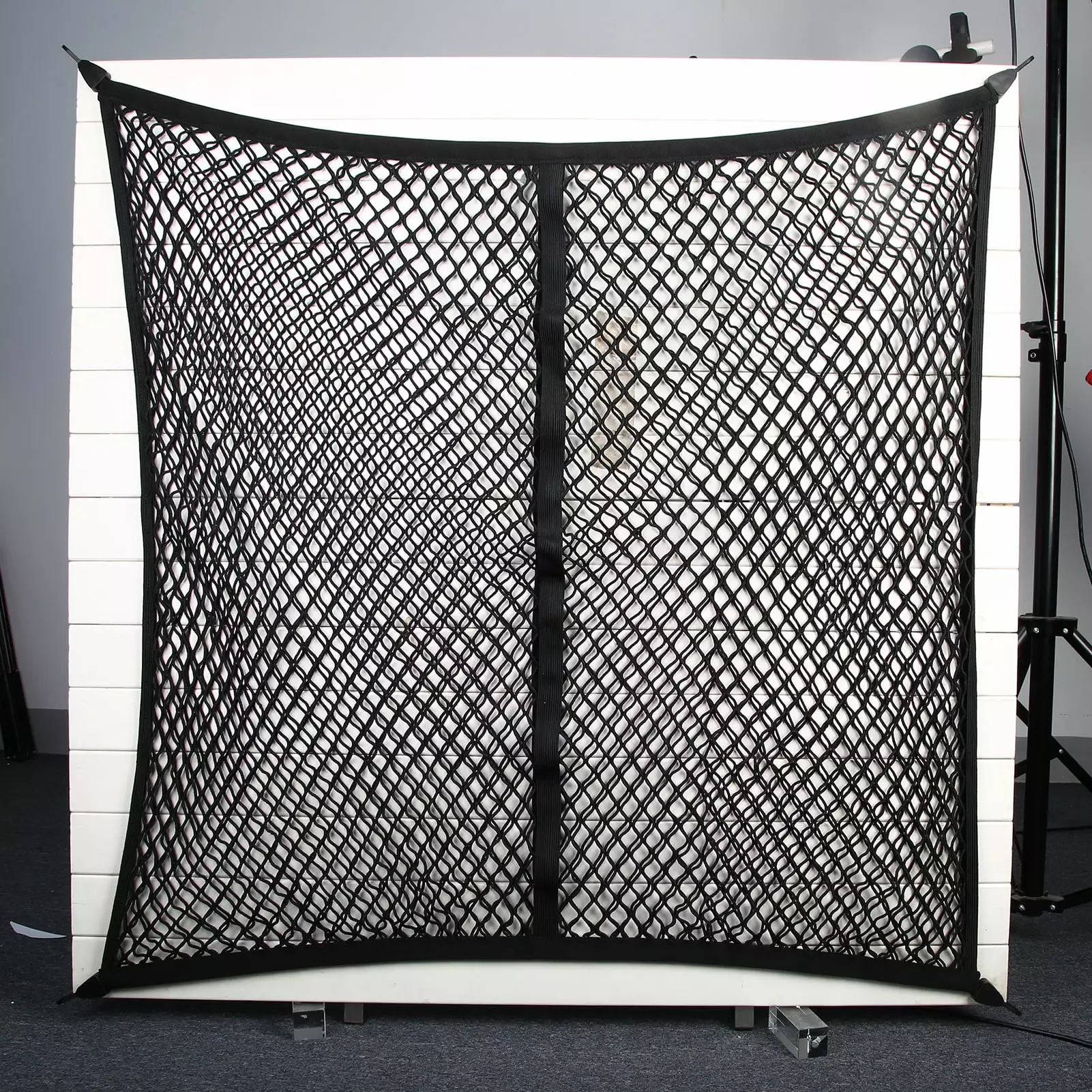 NIBOLOG Double-Layer High Elastic Car Rear Cargo Net Trunk Organizer