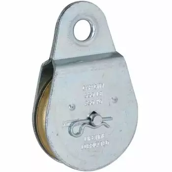 Campbell 0.75 in. Dia Copper Double Sheave Rigid Eye Pulley