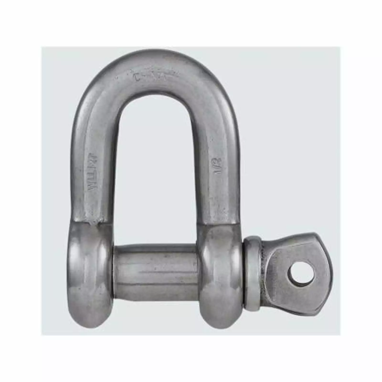 National Hardware N100-357 D Shackle. Stainless Steel. 1/2 In. - Quantity 3