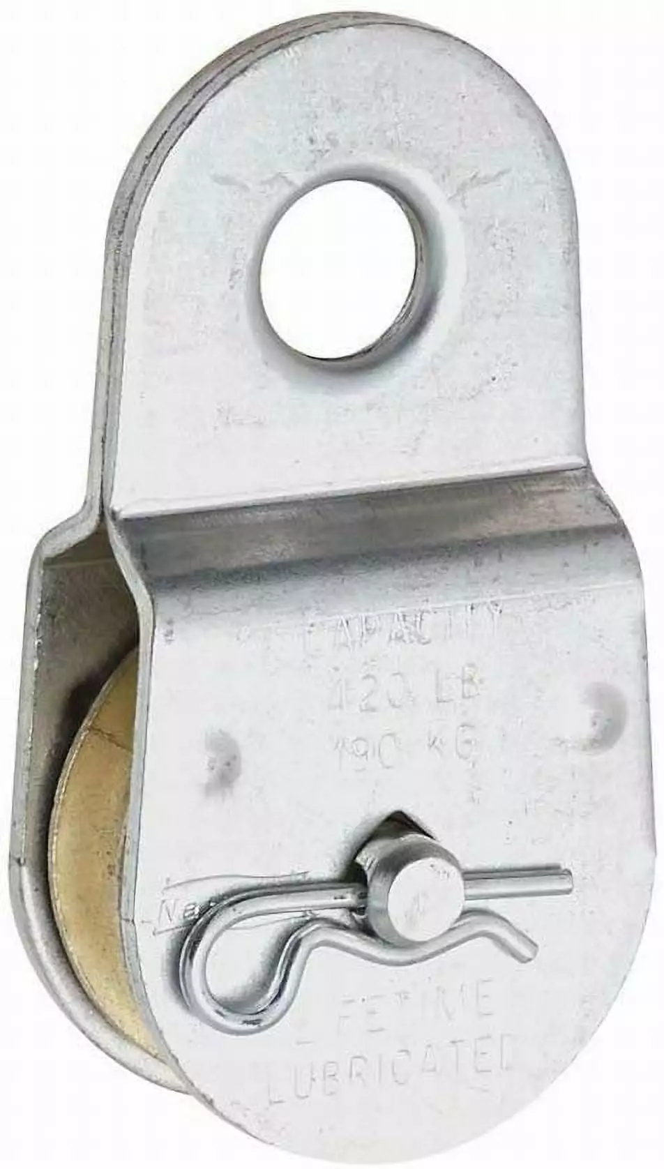 National Hardware N195-800 50 Pack 1-1/2in. 3213BC Fixed Single Pulley. Zinc Plated