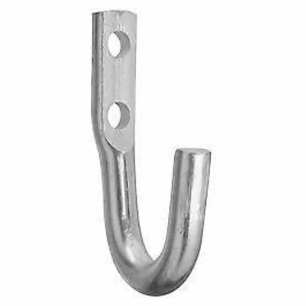 National N220-574 2 Zinc Plated Medium Tie Down Tarp & Rope Fastening Hook - Quantity of 100