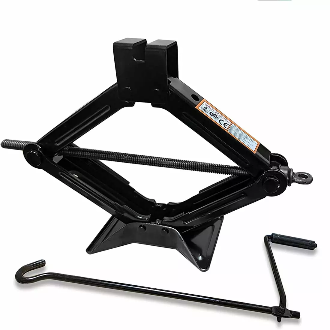 Nextirrer 2 Ton Scissor Jack. Heavy Duty Car Jack Kit for Changing Tires Tools. Black