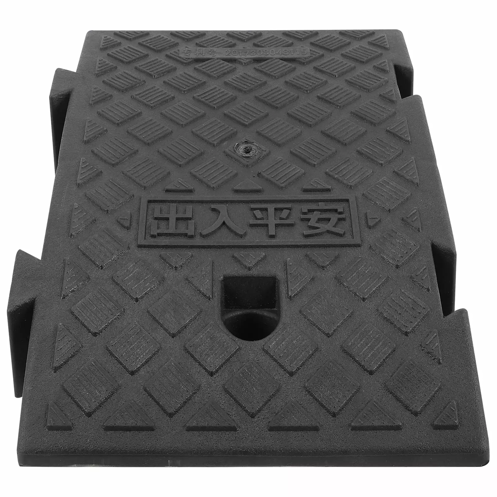 Nishuna Wheel Chock Portable Tire Support Pad Chock Anti-skid Rubber Wheel Stopper Car Rubber Ramp