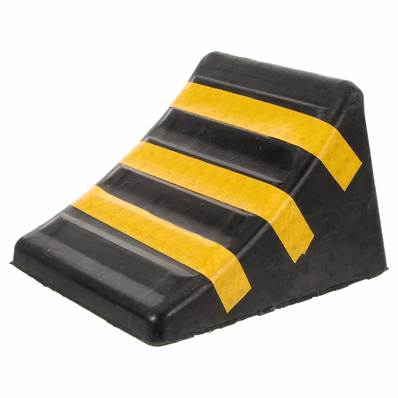 Nishuna Vehicle Wheel Chock Portable Tire Support Pad Chock Anti-skid Rubber Wheel Stopper Car Rubber Ramp