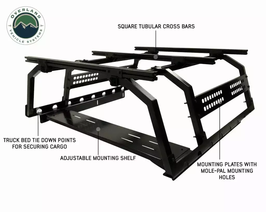 UTV Adventure Roof Rack Rack with Force Roof and V2 30 Lt. Bar Compatible With Polaris RZR XP 1000 Sport 2022-2023