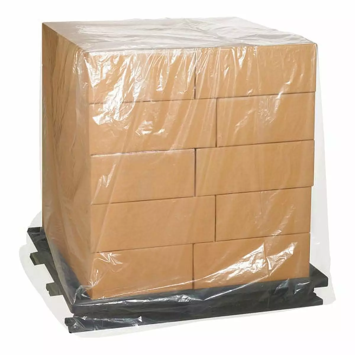 Office Depot Brand 2 Mil Clear Pallet Covers 54 x 44 x 120. Box of 50