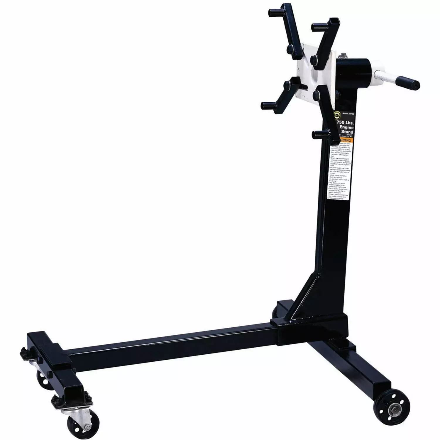 Omega 30750 Black H-Type Engine Stand. 750 lb. Capacity