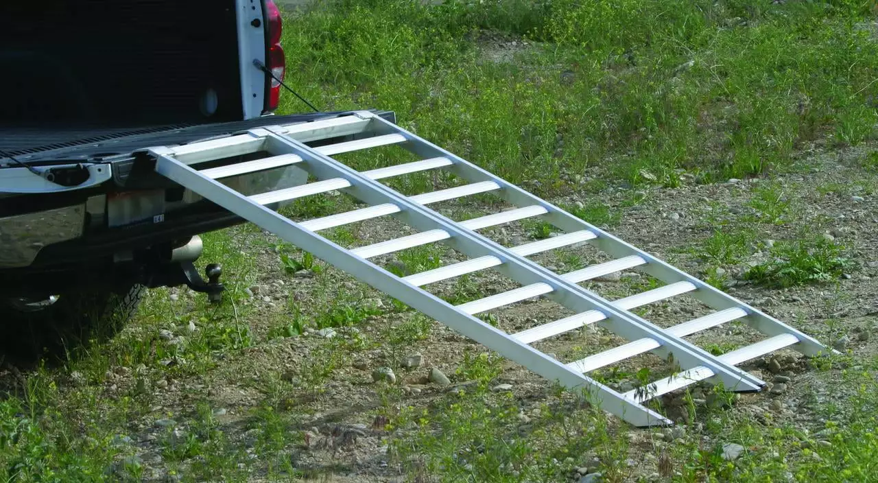 Open Trail Ar01W48 Aluminum Folding Ramp 1500 Lbs 70 X 48